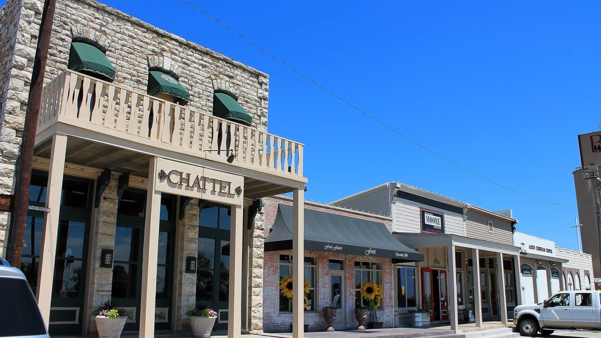 Aerial view of Aledo, Texas