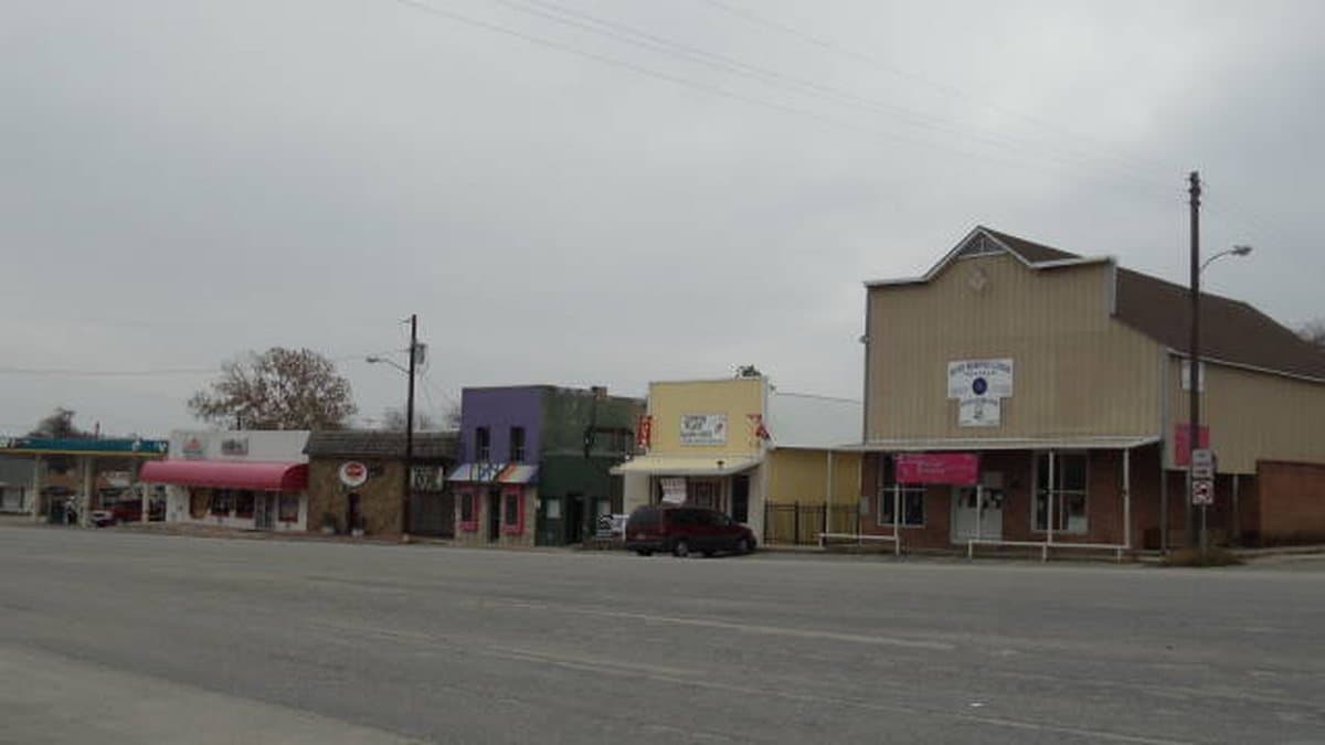 Aerial view of Boyd, Texas