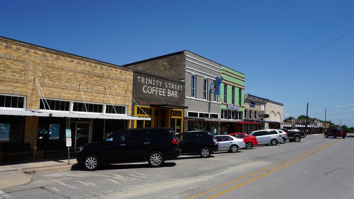 Aerial view of Decatur, Texas