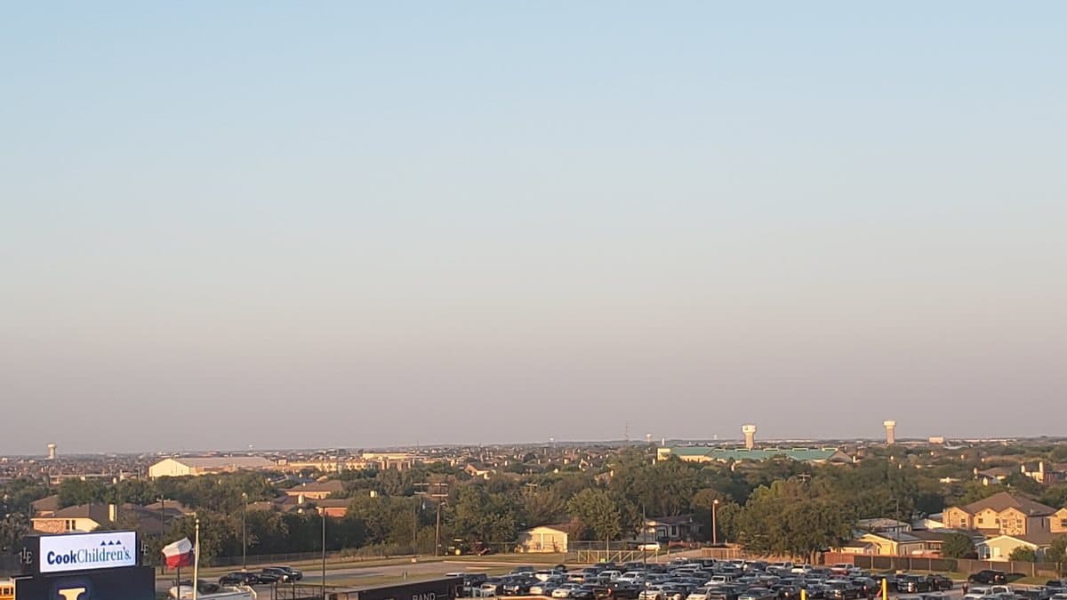 Aerial view of Little Elm, Texas