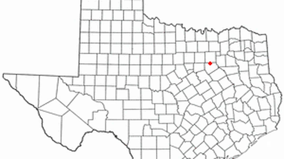 Aerial view of Red Oak, Texas