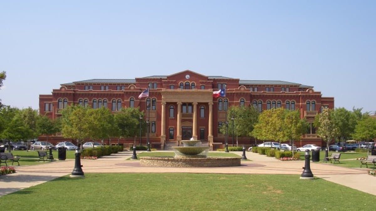 Aerial view of Southlake, Texas
