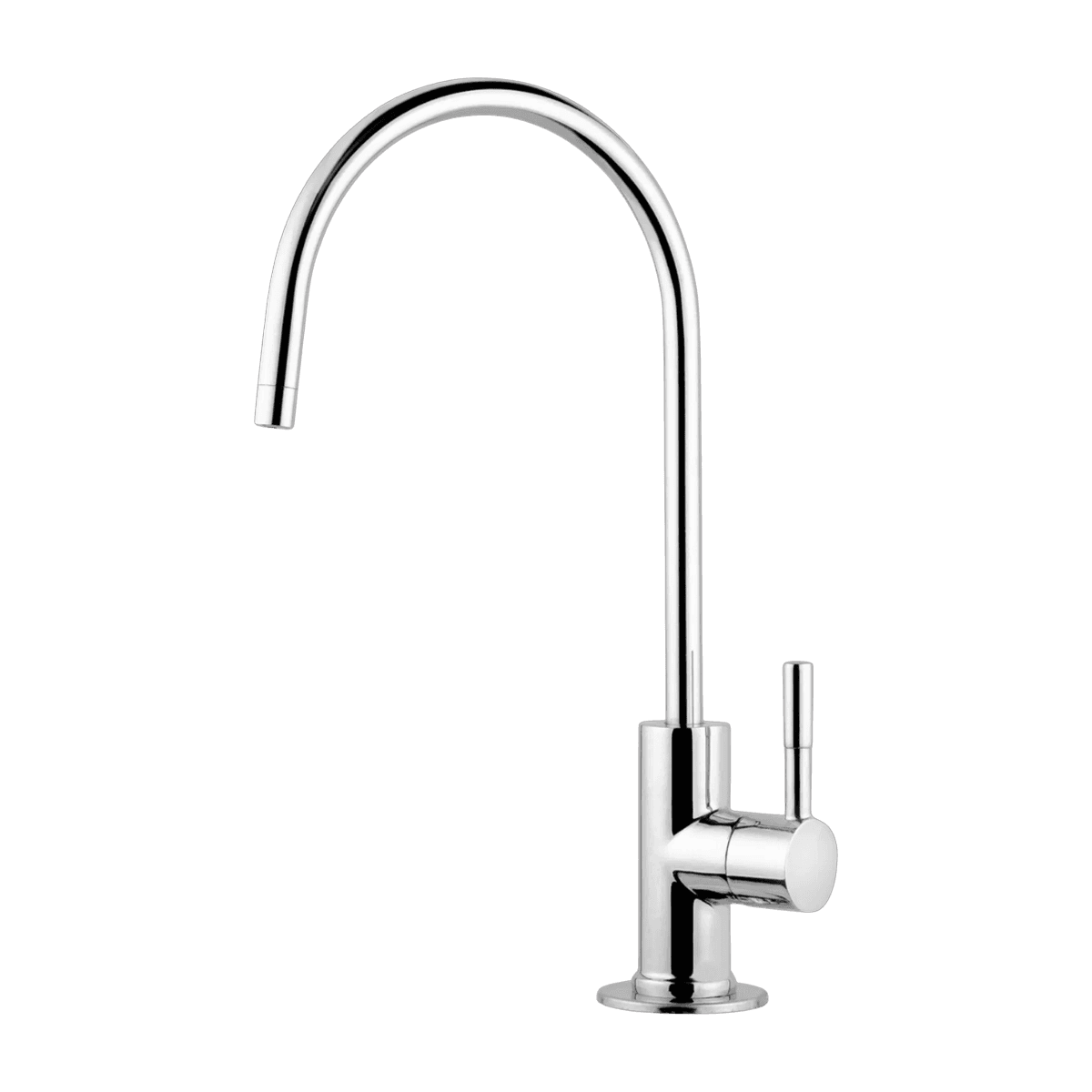Chrome drinking water faucet
