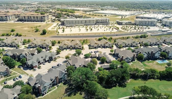 Aerial view of North Richland Hills, Texas